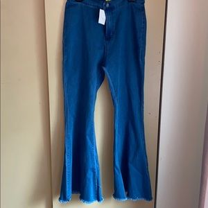 Booty enhancing Bell bottom jeans